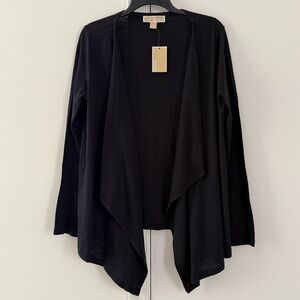 Michael Kors Elegant Asymetric Women's Navy Colored Cardigan